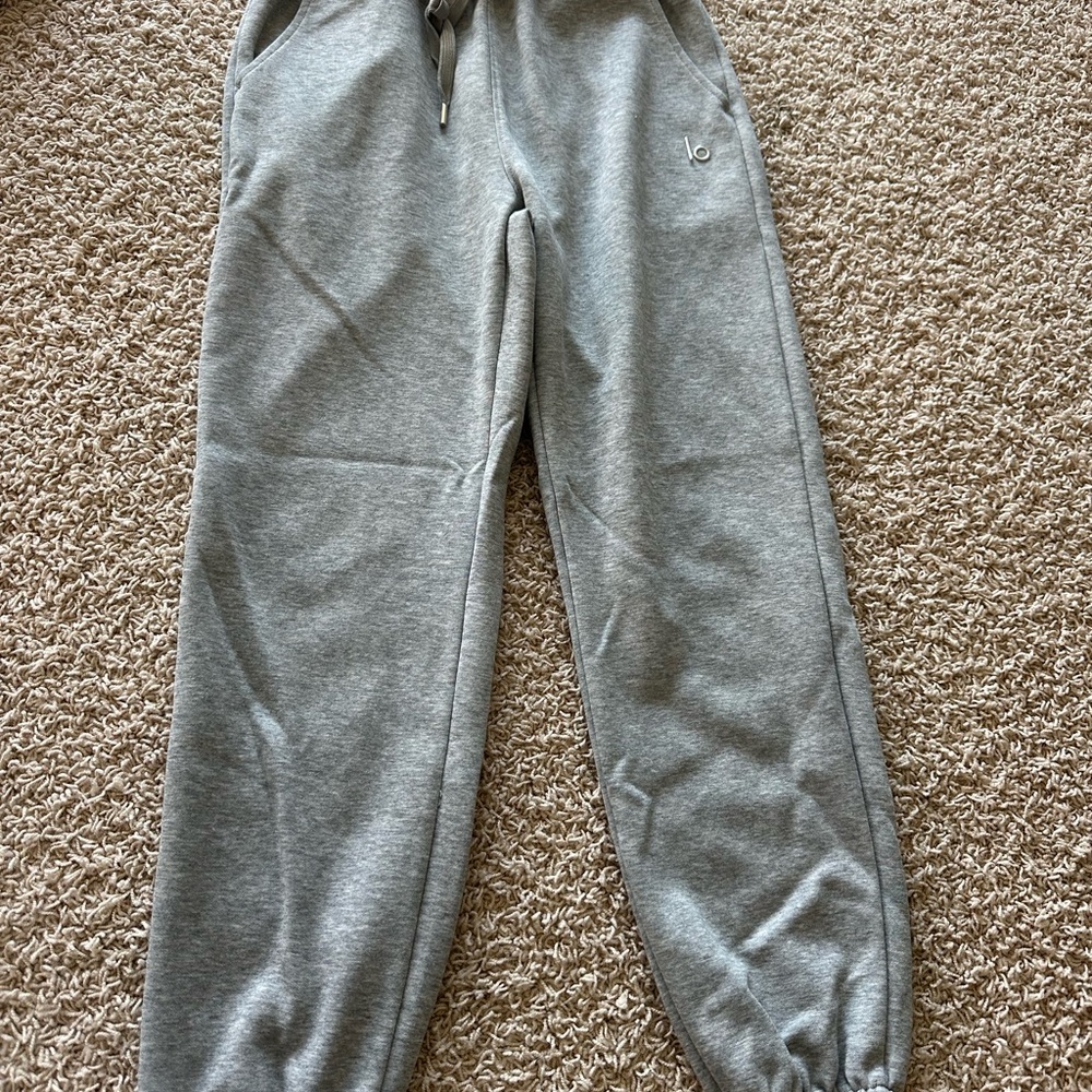 Womens ALO Gray Sweat Jogger Pants